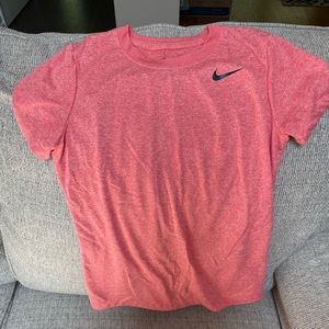 Coral Nike Crewneck Athletic Shirt